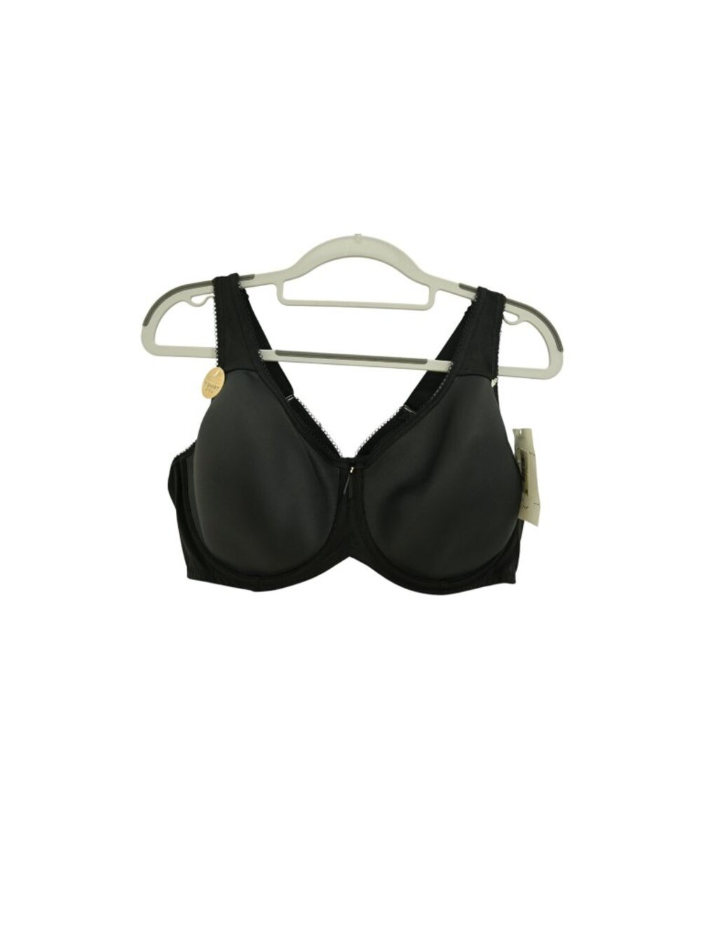 NWOT Wacoal Basic Beauty Spacer Underwire T-Shirt Bra Sz 44C Black Full Coverage